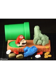Resim Mario Temalı 3d Baskı Kalemlik Demonte Gönderim 