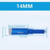 Resim 14MM 6mm 8mm 10MM 12MM 14MM 16MM Elmas Kaplamalı Matkap Ucu Kiremit Mermer Cam Seramik Delik Testere Kuru Matkap Elmas Karot Ucu Yemek Sondaj (Yurt Dışından) 