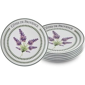 Resim The Mia Provence Lavanta Pasta Tabağı 6'lı Set 19 cm PRC002 