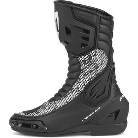 Resim Forma Freccia Evo Korumalı Motosiklet Botu Siyah Beyaz 