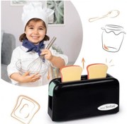 Resim Smoby Tefal Oyuncak Ekmek Kızartma Makinesi - Siyah 310527 