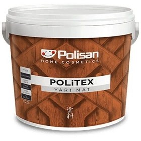 Resim Polisan Politex Dekoratif Su Bazlı Yarı Mat Fındık 2.5l 