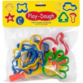 Resim MCM Group ERN-015 Poşetli Oyun Hamuru Kalıplar Büyük Şekiller 