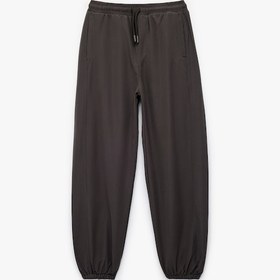 Resim Koton Cepli Beli Lastikli Bağlamalı Loose Fit Jogger Paraşüt Pantolon Antrasit 6wkb40018tw Antrasit 