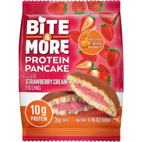 Resim BİTE&MORE Protein Pancake Çilek 50g 
