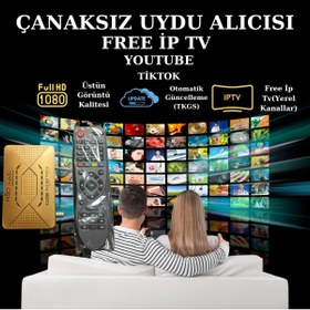 Resim ELECTROHOME RİOSAT ÇANAKSIZ-ÇANAKLI FREE İP VE WİFİ ANTEN DAHİL FULL HD UYDU ALICISI 