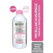 Resim Garnier Micellar Hassas Ciltler için Kusursuz Makyaj Temizleme Suyu 200 ML 