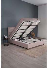 Resim Kilim Mobilya Hilton Sandıklı Baza Vizon Başlik Ve Yatak Dahil Değildir 160x200 