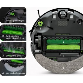 Resim iRobot Roomba Combo J7 Robot Süpürge Ve Paspas 