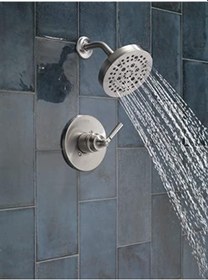 Resim T14235-ss Saylor Küvet/duş Bataryası Kaplama, Paslanmaz Açık Mavi 