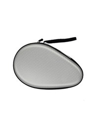 Resim Suofeng Eva Materyal Kabuklu Kuru Gül Desenli Ping-pong Raketi Çantası - Darbeye Dayanıklı, Logo Baskılı, Ek Spor Malzemeleri İçin Depolama Odası Gümüş Çok Renkli 