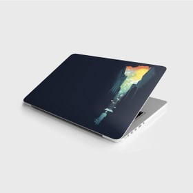 Resim Laptop Sticker Notebook Pc Kaplama Etiketi Kuşlar Ve Adam 