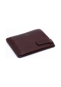 Resim Fossil Hakiki Gerçek Deri Erkek Kartlık Cüzdan Kahverengi 8001 Kahverengi 