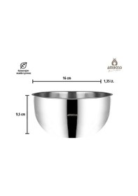 Resim Stone Premium 16 Cm Karıştırma Kasesi Gri 
