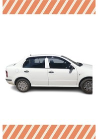 Resim Skoda Fabia Sedan 1999-2009 Modellerine Özel 4'lü Mügen Tip Cam Rüzgarlığı 