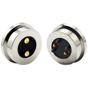 Resim 2-Pin 13.5mm Pogo Pin Manyetik Konnektör Takımı 