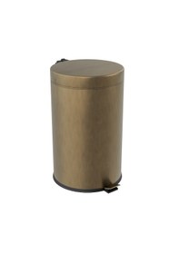 Resim Digisu Pedallı Çöp Kovası-eskitme Bakır 