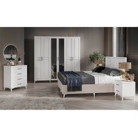 Resim Sport 6 Kapaklı Komple MDF Yatak Odası Takımı 