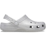 Resim Crocs Classic Glitter Clog Unisex Gri Terlik Gri 