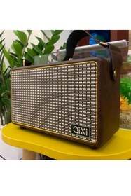 Resim JUNGLEE Büyük Boy Nostaljik Radyo Bluetooth Sd Kart Usb Girişli Kablosuz Hoparlör 