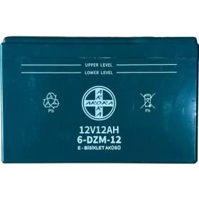 Resim Motosiklet Aküsü 12v12ah Arora Volta Vsm Uyumlu 
