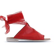 Resim Bueno Shoes Kırmızı Deri Kadın Parmak Arası Sandalet 01wn5008 