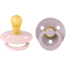Resim Bibs Colour 2'li Kauçuk Emzik I Blossom & Dusky Lilac I 0-6 Ay Mavi 