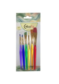 Resim Bafix Fırça Seti Çok Amaçlı Artist Renkli 6 Lı Set-2 