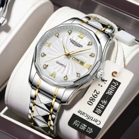 Resim Hanyang 818 Beyaz S Isviçre Marka Poedagar Izle Lüks Quazt Erkekler Saatler Su Geçirmez Aydınlık Tarih Adam Kol Saati Moda Spor Erkek Saat Kutusu Hediye (Yurt Dışından) 