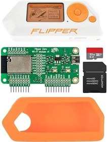 Resim Flipper Zero Complete Kit – Flipper Zero | WiFi geliştirme kartı | silikon kılıf | 32 GB MicroSD kartı 120 MB/s'ye kadar | MicroSD'den SD adaptörüne 