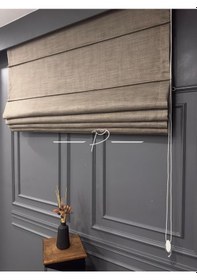 Resim Katlamalı Keten Balckout Perde 3 Renk Seçeneği 001 