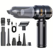 Resim Willowhaven Siyah-16000pa Qılıeasy: 16000pa Güçlü Araç Süpürgesi, 2000mah3 Pil, 100w Fırçasız Motor, Ev & Koltuk & Pet Tüyü Temizleyici 