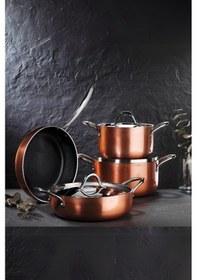 Resim Brioni Copperfield 7 Parça Tencere Seti 