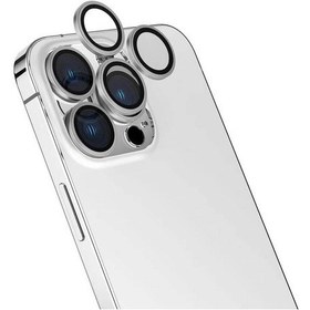 Resim Subutu Apple Uyumlu iPhone 16 Pro Max Cl-15 Parmak İzi Bırakmayan Anti-reflective Kamera L Gümüş 