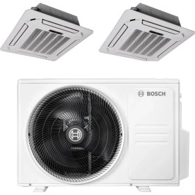 Resim Bosch A++ 36000 Btu 1 Dış + 2 Iç Ünite (2X18000 Btu) Multi Inverter Kaset Tipi Klima 
