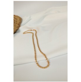 Resim Disko Topu Kolye Özel Seri Renk Atmaz B500 Altın 