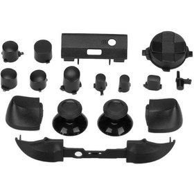 Resim Geeroyoo Xbox Series X/s Kontrolcü İçin Abs Malzeme Siyah Tuş Seti - Oyun Kolu Değiştirme Aksesuarı Mantar Başlı, Lb/rb, Abxy Ve Diğer Tuşlar 