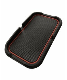 Resim Araba Oto Araç Telefon Tutucu Kaydırmaz Havuzlu Ped Havuzlu Kaydırmaz Ped Eşya Tutucu Siyah 