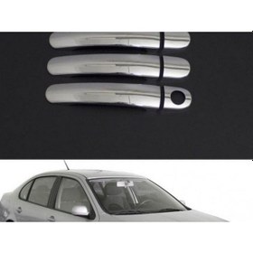 Resim Seat Toledo 1999-2005 Krom Kapı Kolu 4 Kapı Paslanmaz Çelik 