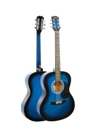 Resim Midex Rg-550bl Pack Kaliteli Kesik Kasa Mavi 40 İnç Akustik Gitar Seti 4/4 Yetişkin 