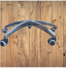 Resim Sandofis Star Krom Ayak+siyah-beyaz Sessiz Teker 