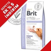 Resim Brit Veterinary Diets Gastrointestinal Tahılsız Ringa Balıklı Köpek Maması 12 Kg + Temizlik Mendili 