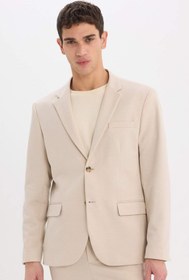 Resim DeFacto Modern Fit Astarlı Düğmeli Blazer Ceket C5990AX24AU 