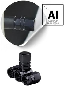 Resim Aluminyum Sibop Kapağı Dörtlü Set Jet Siyah 