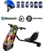 Resim CityMate Drift Car Elektrikli Kaykay Hoverboard Kask Dizlik Hediyeli Bluetoothlu 