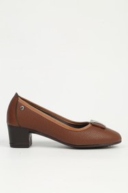 Resim Pierre Cardin Taba Topuklu Ayakkabı PC-54940 