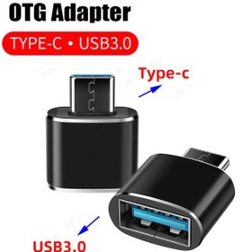 Resim Derwell Yeni 2025 Usb Dişi To Type-c Erkek Dönüştürücü Otg Çevirici Dönüştürücü Adaptör Siyah 