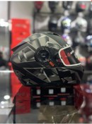 Resim Scoyco 868 Space Çene Açılır Motosiklet Kaskı Siyah 