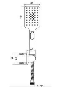 Resim Ar & Yak Terra Mafsallı Üst Takım 3 Fonksiyonlu Duş Başlığı Krom 