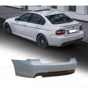 Resim X POWER TUNİNG Bmw E90 2009 2012 Lci Mtech Arka Tampon Uyumlu 